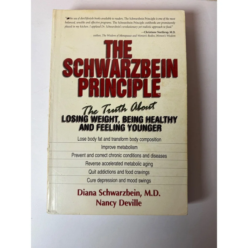 Schwarzbein Principle Diana Schwarzbein MD Weight‎ Loss Health Aging Book 1999